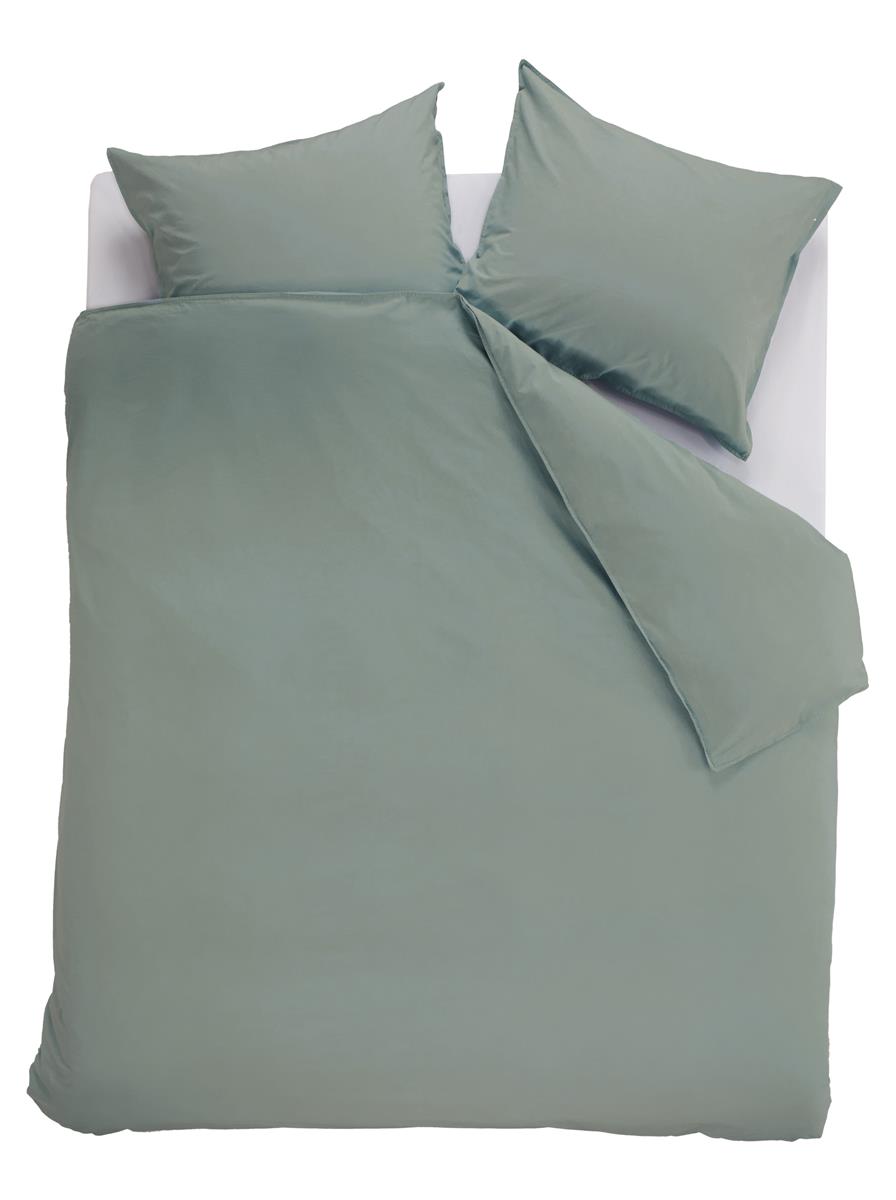 Ambiante Cotton Uni dekbedovertrek - Groen