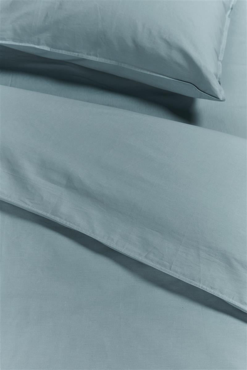 Ambiante Cotton Uni dekbedovertrek - Blauw