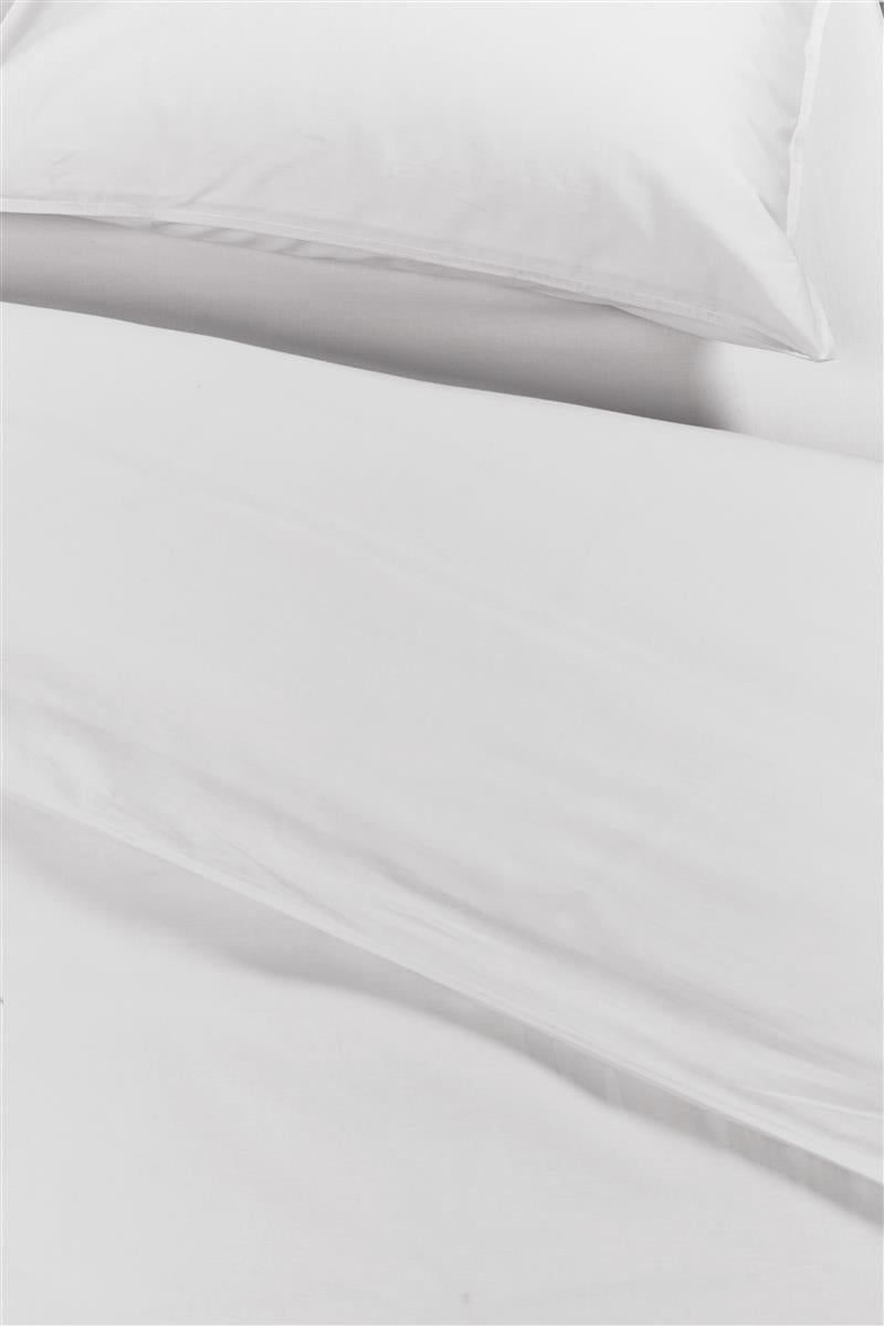 Ambiante Cotton Uni dekbedovertrek - Wit