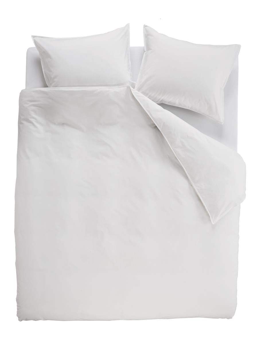 Ambiante Cotton Uni dekbedovertrek - Wit
