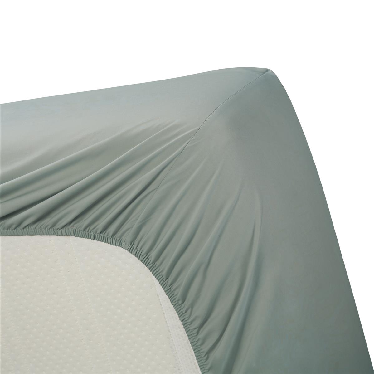 Ambiante Fitted Sheet - Cotton - Blue