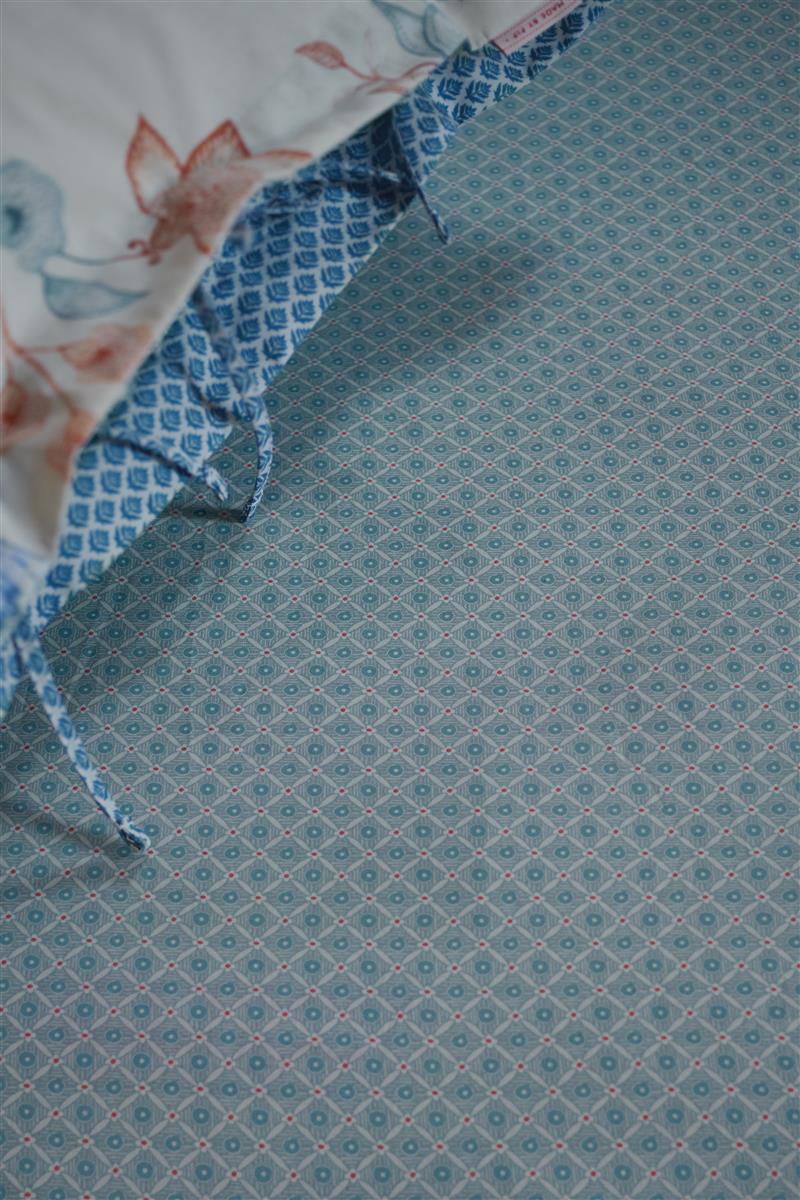 Pip Studio Hoeslaken - Percale katoen - Licht blauw