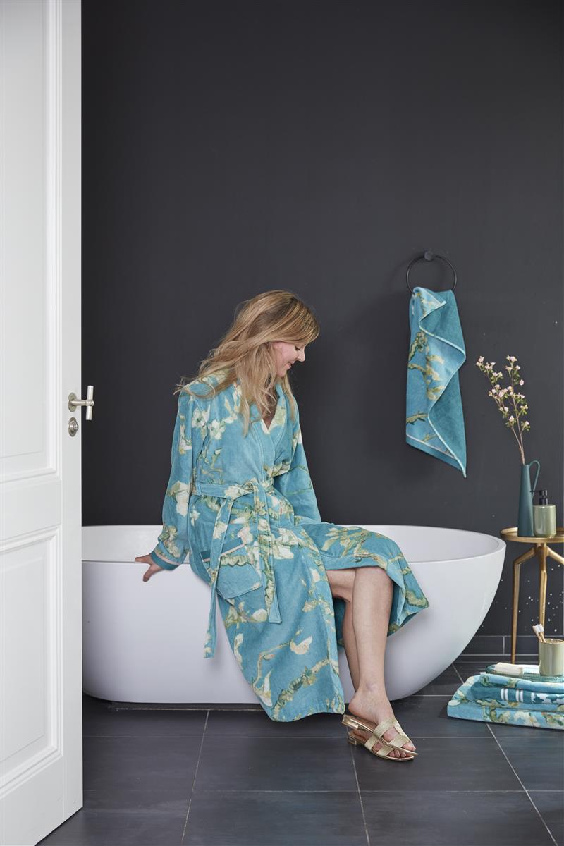 Beddinghouse x Van Gogh Museum Blossom Badjas - Blauw