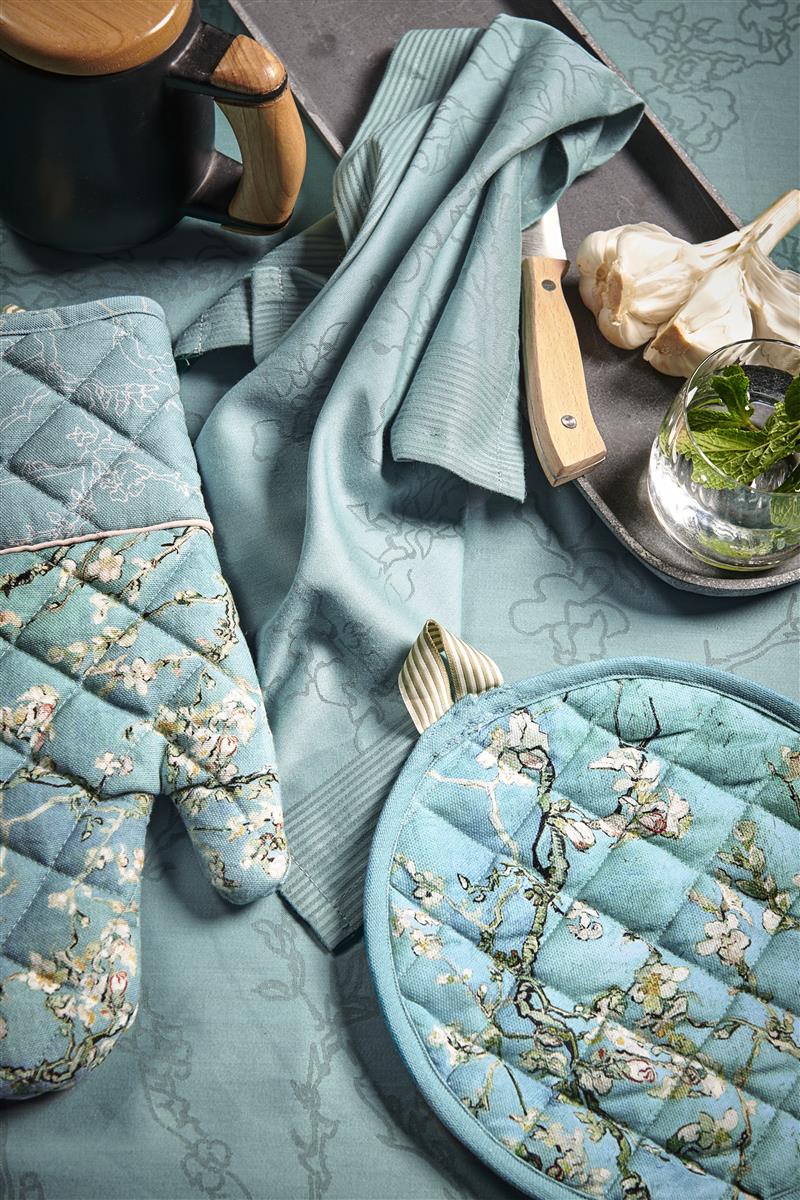 Beddinghouse x Van Gogh Museum Blossom - Potholder set of 2 - One Size - Blue