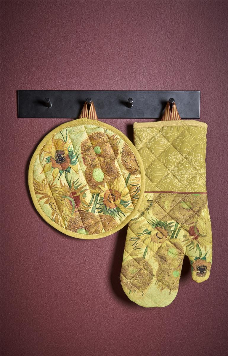 Beddinghouse x Van Gogh Museum Sunflower - Pannenlap set van 2 - One Size - Geel
