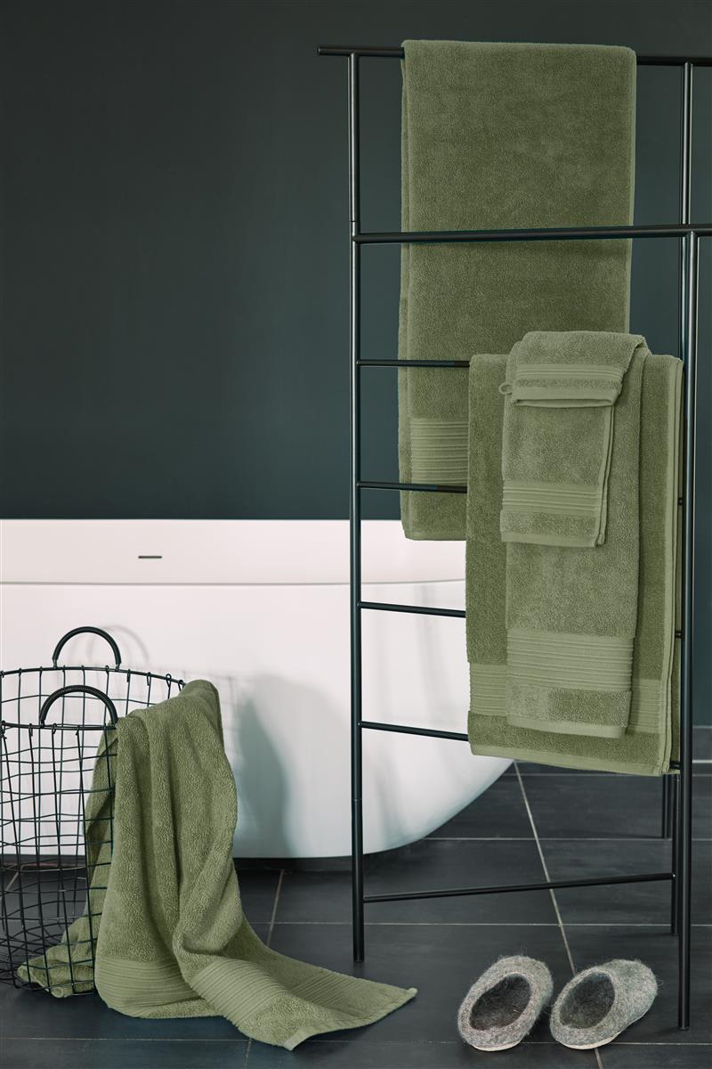 Beddinghouse Sheer Badtextiel - Olijfgroen