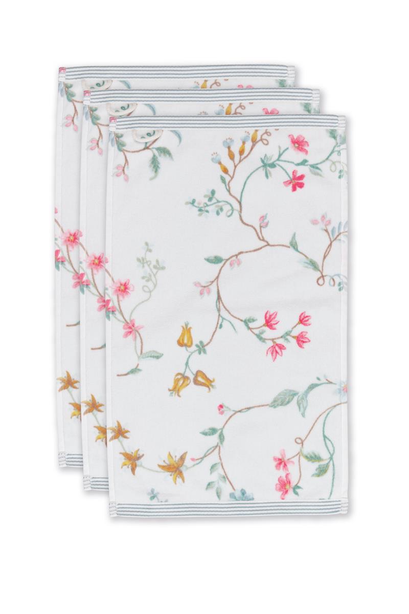 Pip Studio Les Fleurs Badtextiel - Wit