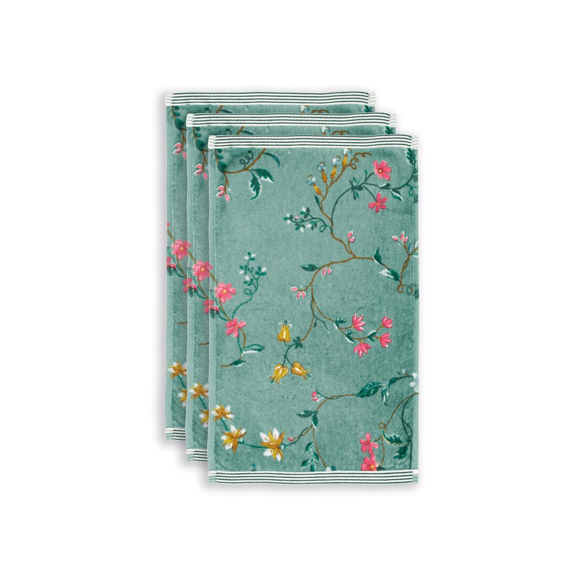 Pip Studio Les Fleurs Bath Textiles - Green