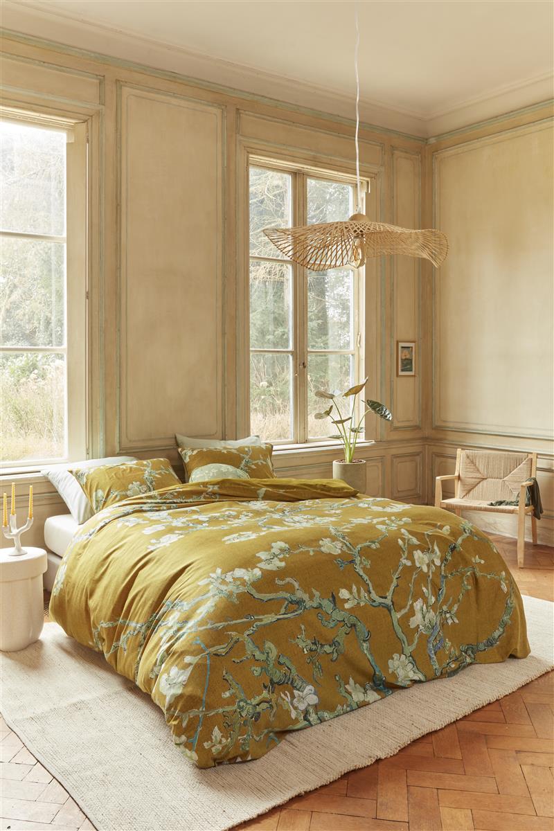 Beddinghouse x Van Gogh Museum Blossoming dekbedovertrek - Oker