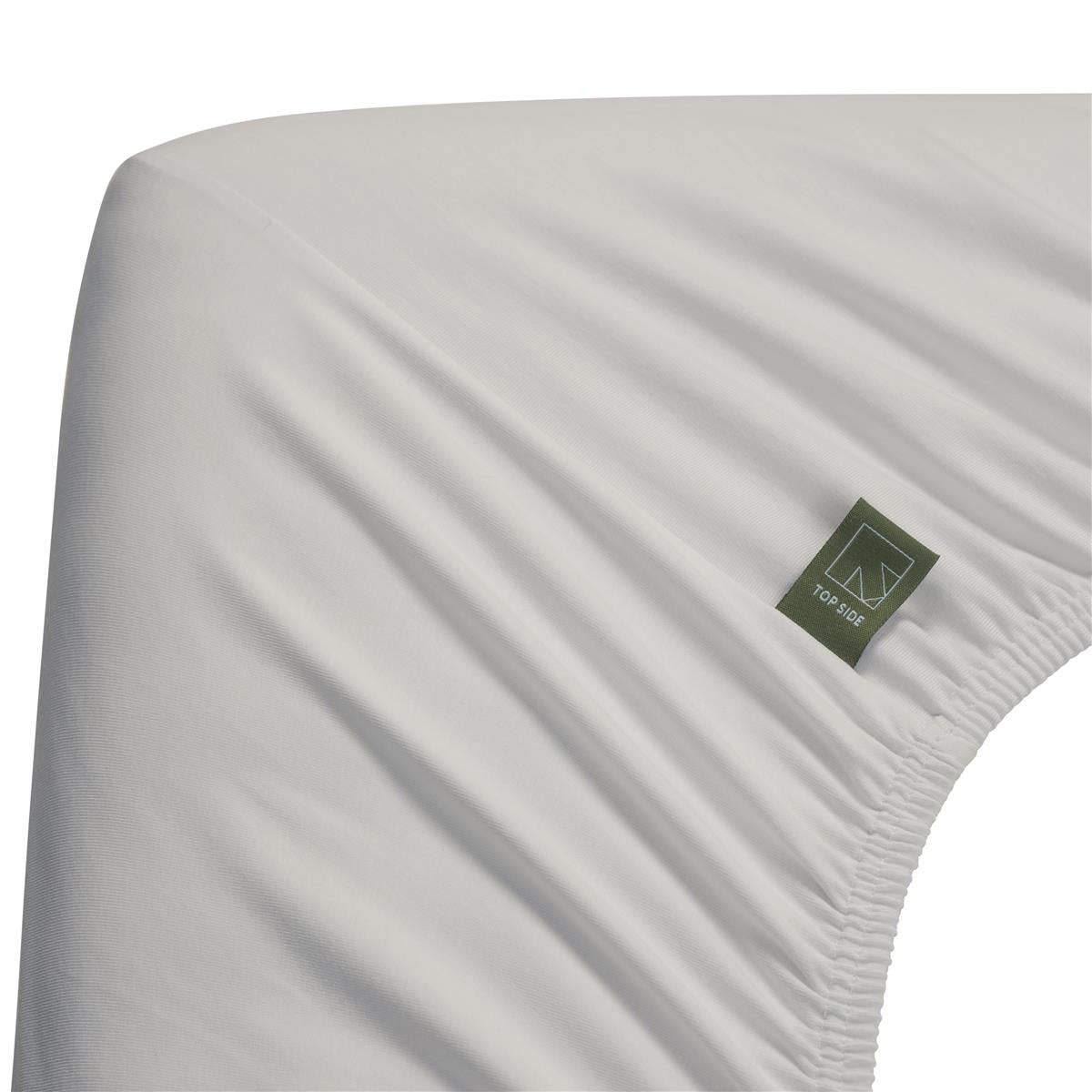 Beddinghouse Dutch Design Topper Fitted Sheet - Jersey Stretch - White