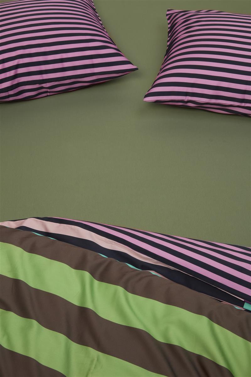 Beddinghouse Dutch Design Split Topper Fitted Sheet - Jersey Stretch - Green