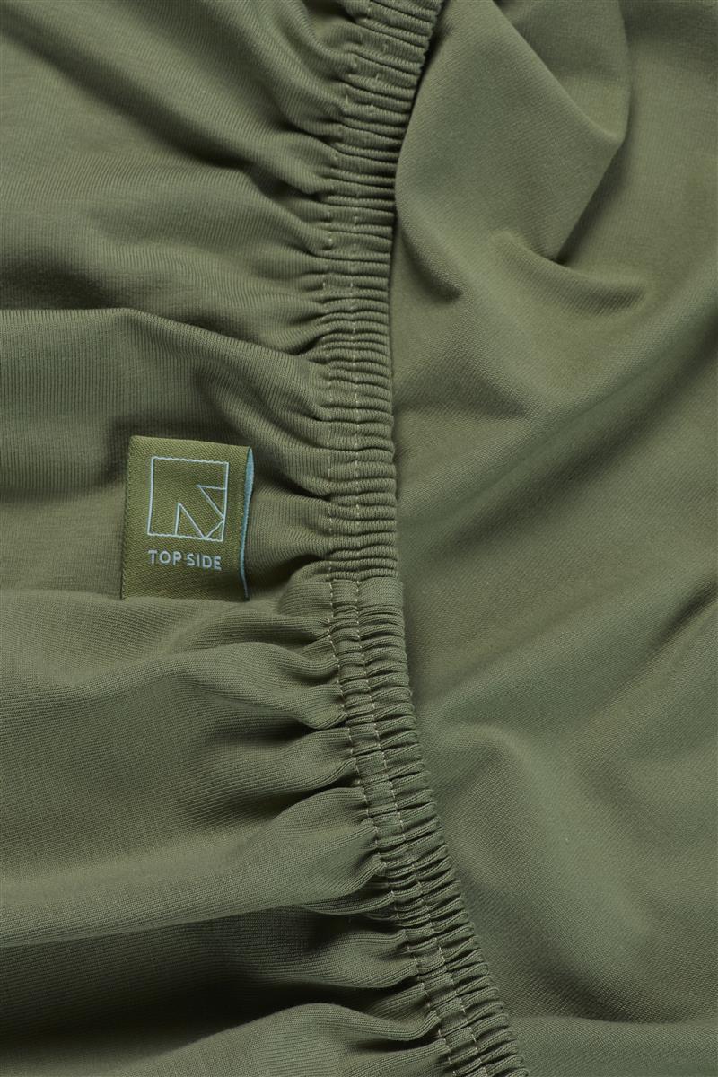 Beddinghouse Dutch Design Split Topper Fitted Sheet - Jersey Stretch - Green