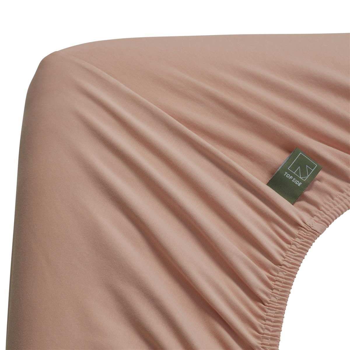 Beddinghouse Dutch Design Topper Fitted Sheet - Jersey Stretch - Nude