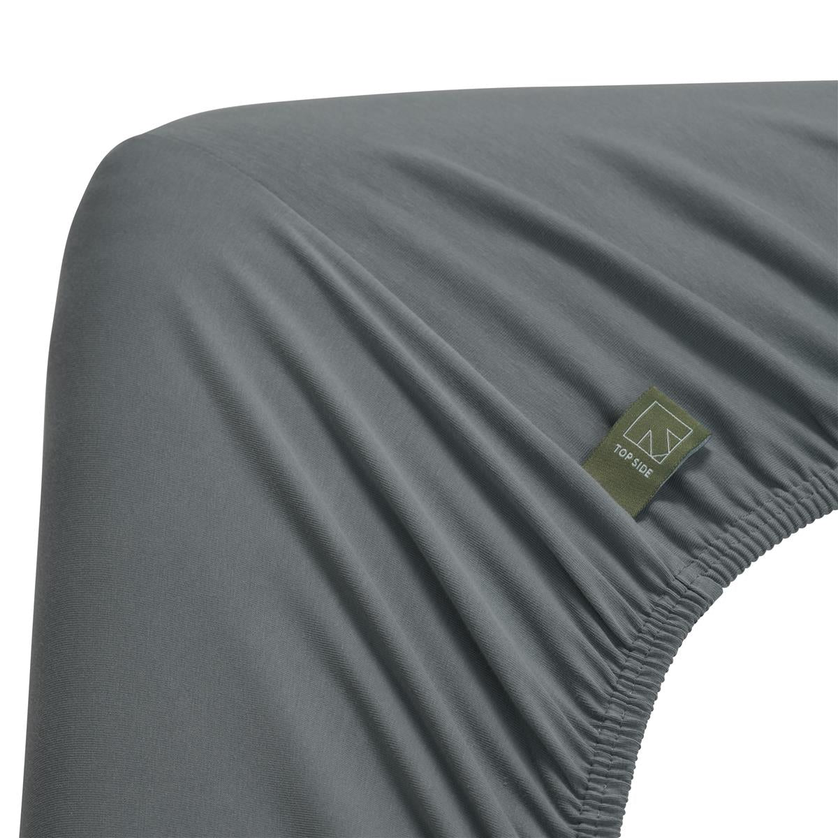 Beddinghouse Dutch Design Splittopper Hoeslaken - Jersey Stretch - Blauw Grijs