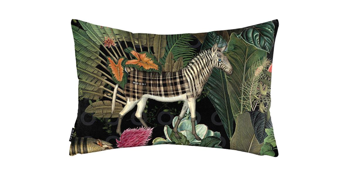 MOOOI Menagerie Sierkussen - 40x60 / 16x24 Inch cm - Raven