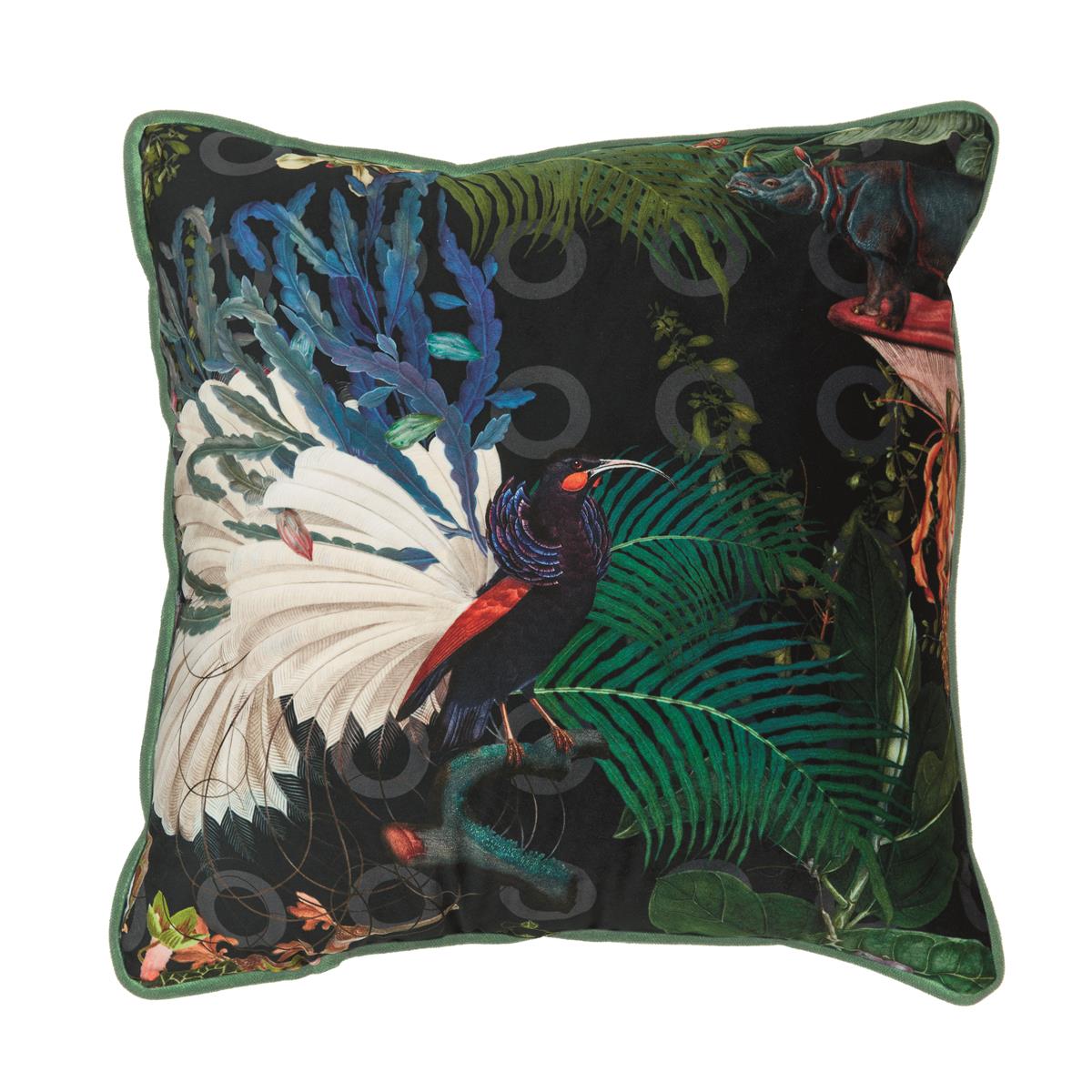 MOOOI Menagerie Square Sierkussen - 50x50 / 20x20 Inch cm - Raven