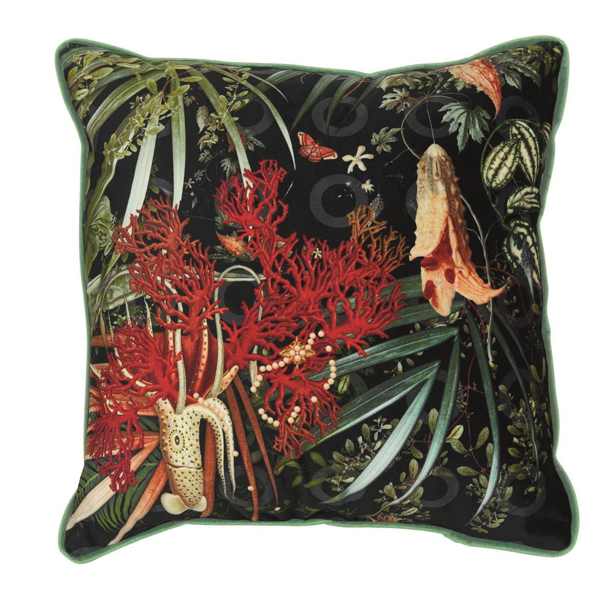 MOOOI Menagerie Square Sierkussen - 50x50 / 20x20 Inch cm - Raven