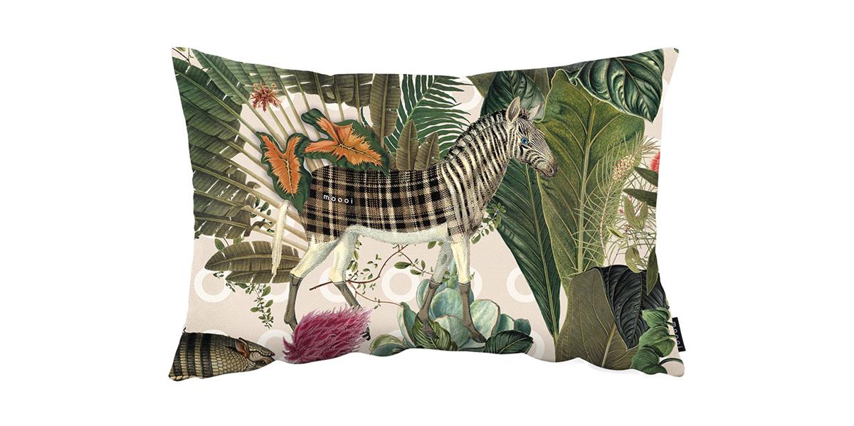 MOOOI Menagerie Sierkussen - 40x60 / 16x24 Inch cm - Ivoor