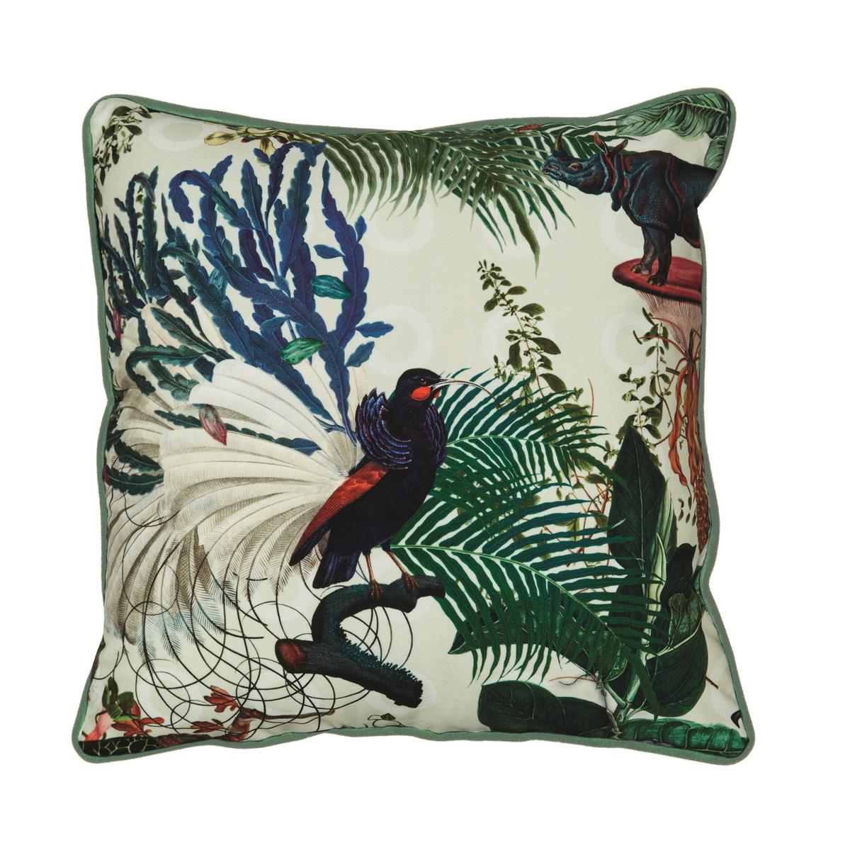 MOOOI Menagerie Square Sierkussen - 50x50 / 20x20 Inch cm - Ivoor