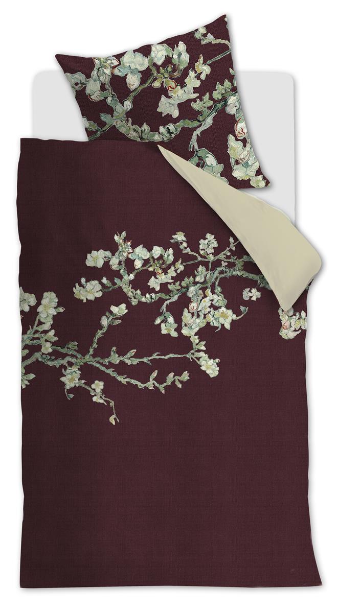 Beddinghouse x Van Gogh Museum Blossom dekbedovertrek - Donker Rood