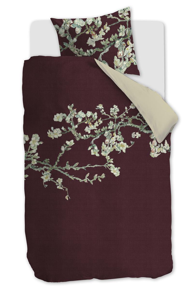 Beddinghouse x Van Gogh Museum Blossom dekbedovertrek - Donker Rood