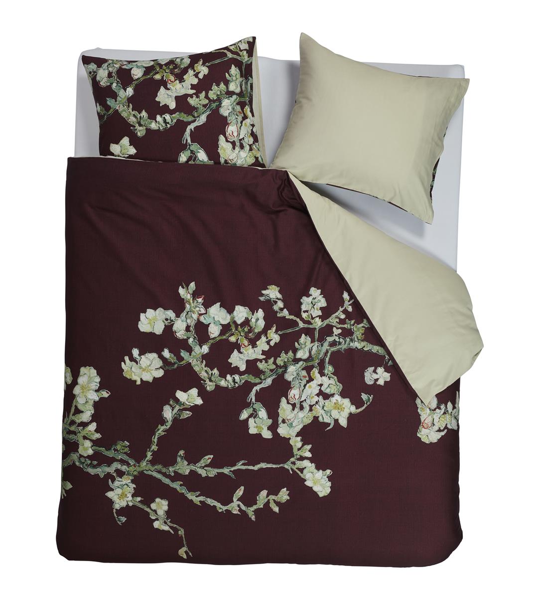 Beddinghouse x Van Gogh Museum Blossom dekbedovertrek - Donker Rood