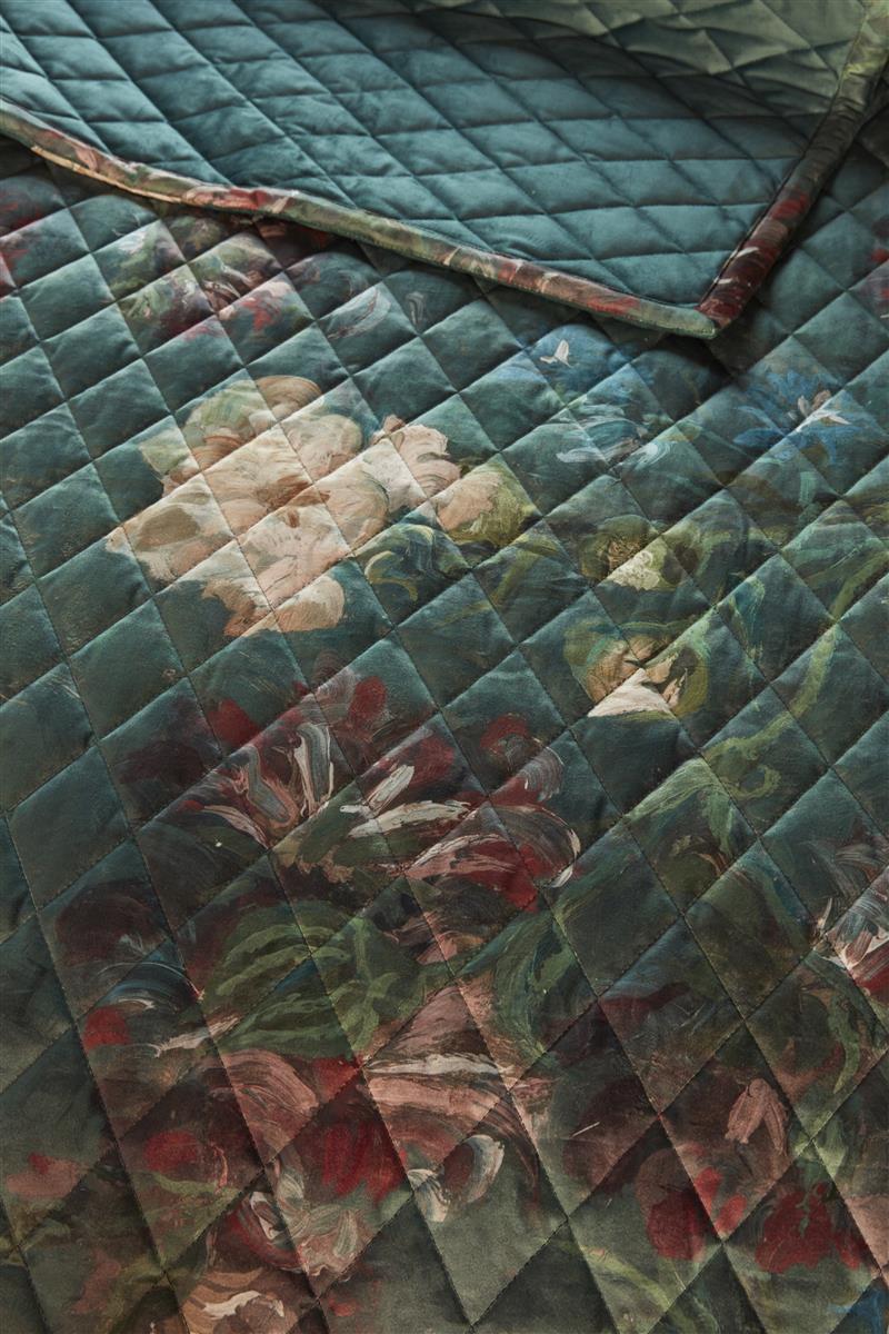 Beddinghouse x Van Gogh Museum Peonies Sprei - Groen