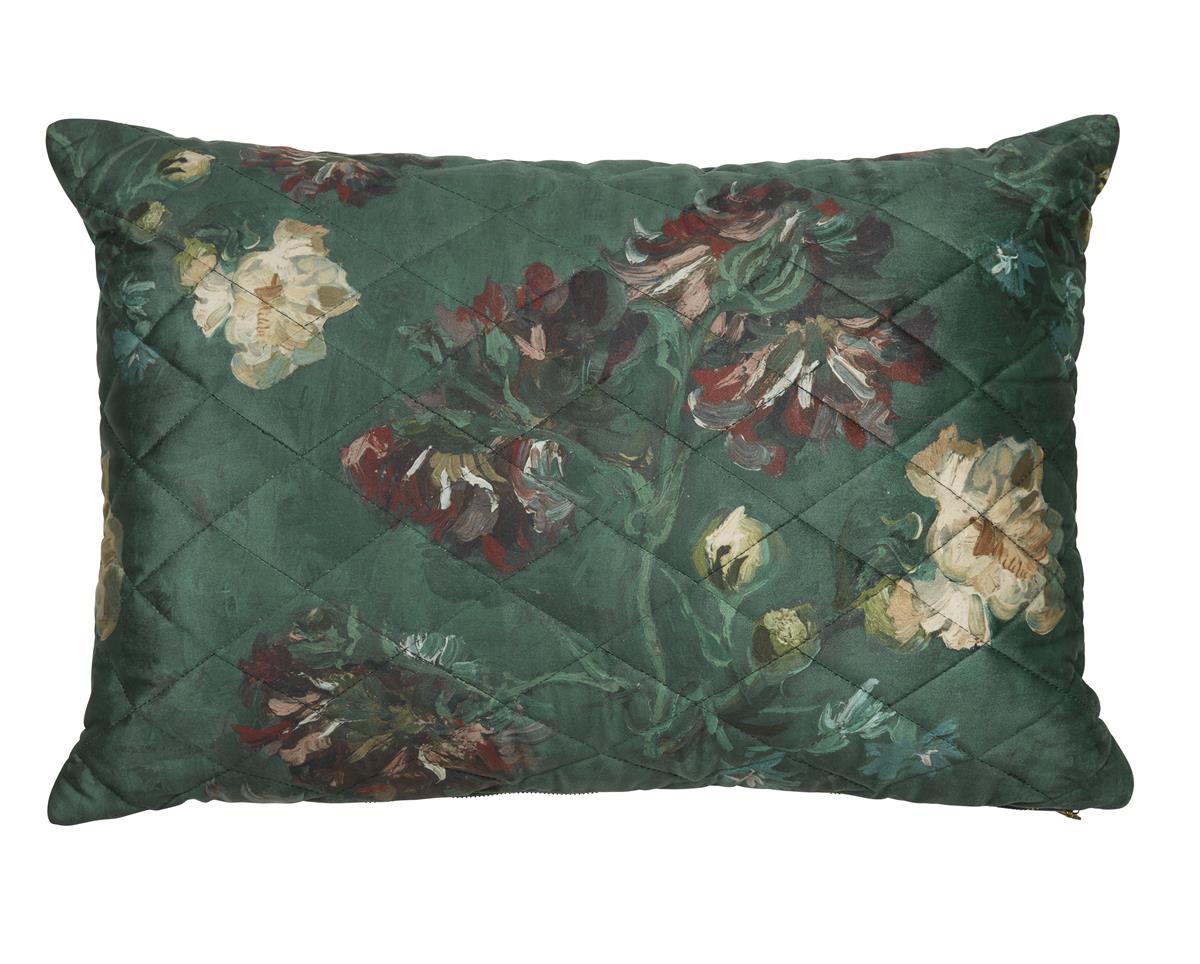 Beddinghouse x Van Gogh Museum Peonies Sierkussen - 40x60 cm - Groen