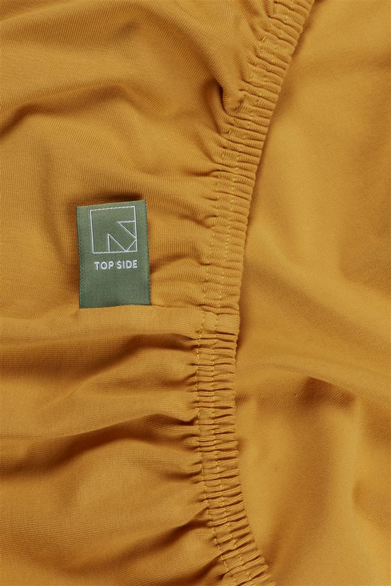 Beddinghouse Dutch Design Split Topper Fitted Sheet - Jersey Stretch - Ochre