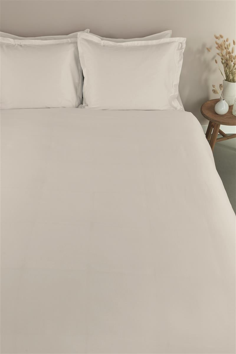 Ambiante Satin Uni dekbedovertrek - Wit