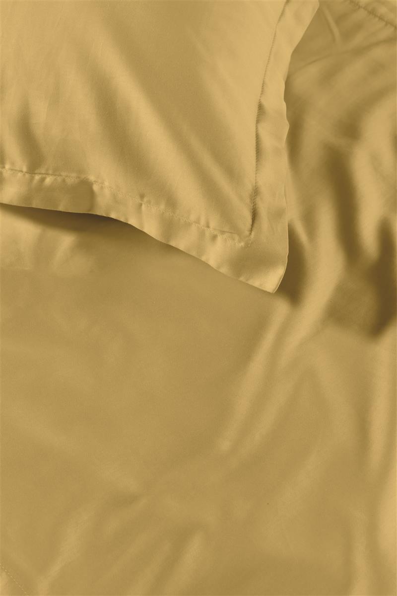 Ambiante Satin Uni duvet cover - Light yellow