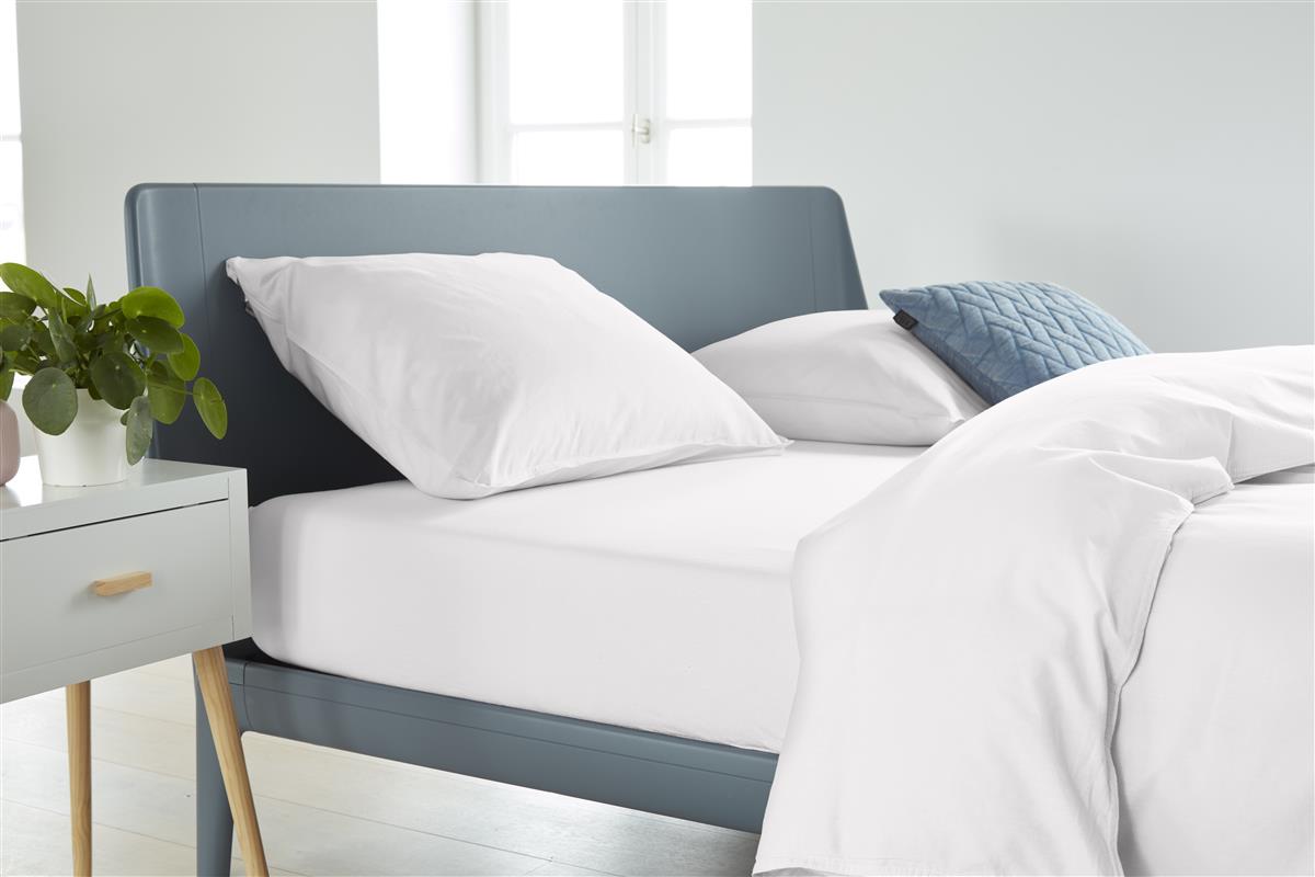 Ambiante Fitted Sheet - Bamboo Cotton - White