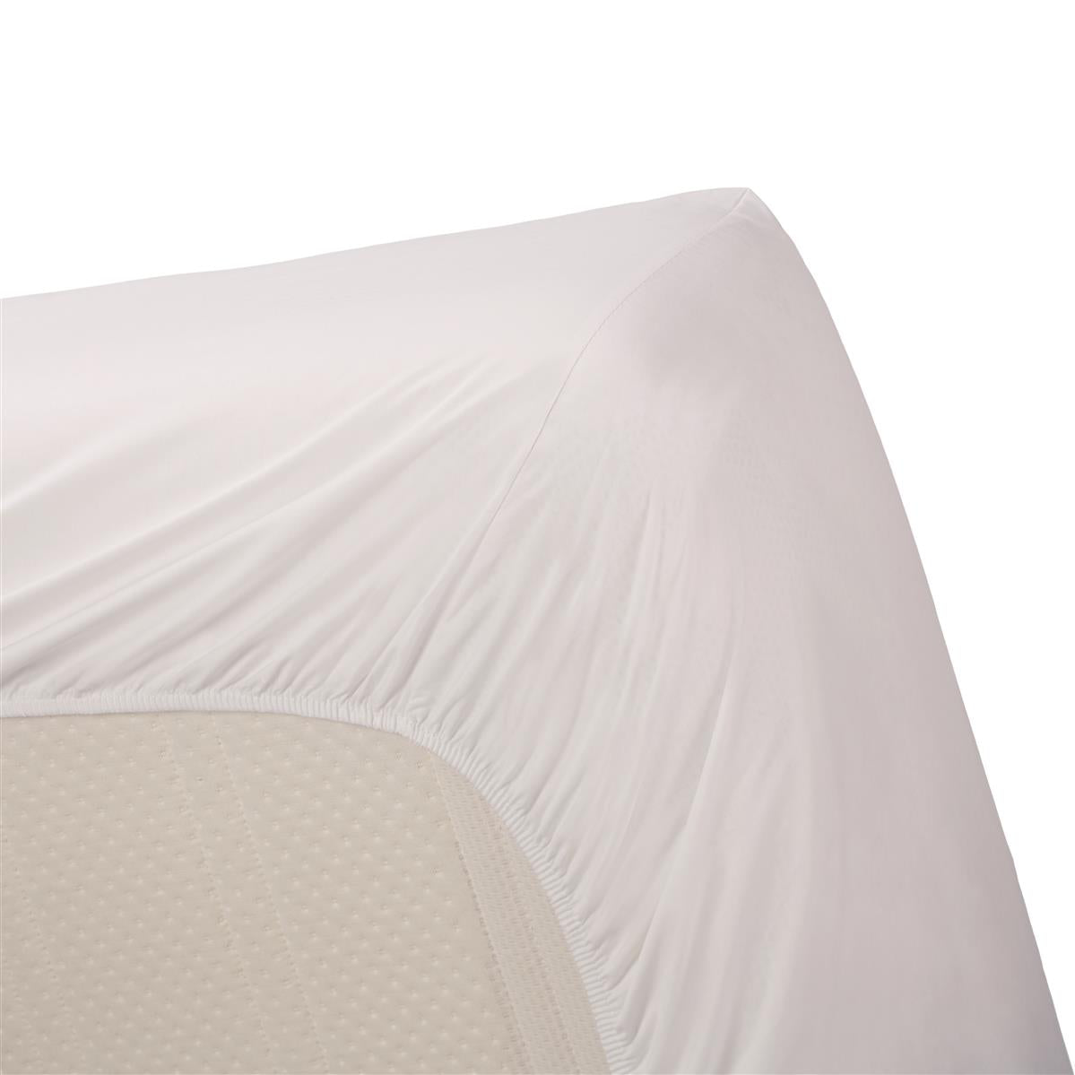 Ambiante Fitted Sheet - Bamboo Cotton - White