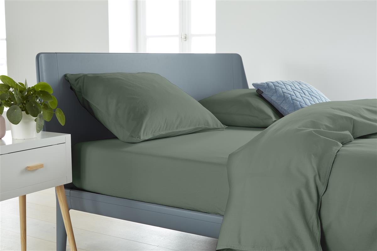 Ambiante Hoeslaken - Bamboo Cotton - Groen