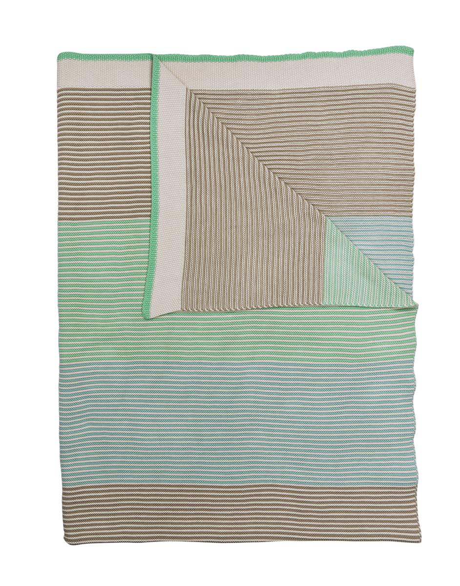 Pip Studio Blockstripe Bedspread - Light green