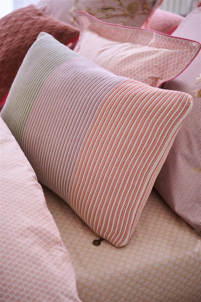 Pip Studio Blockstripe Sierkussen - 40x60 cm - Pastel