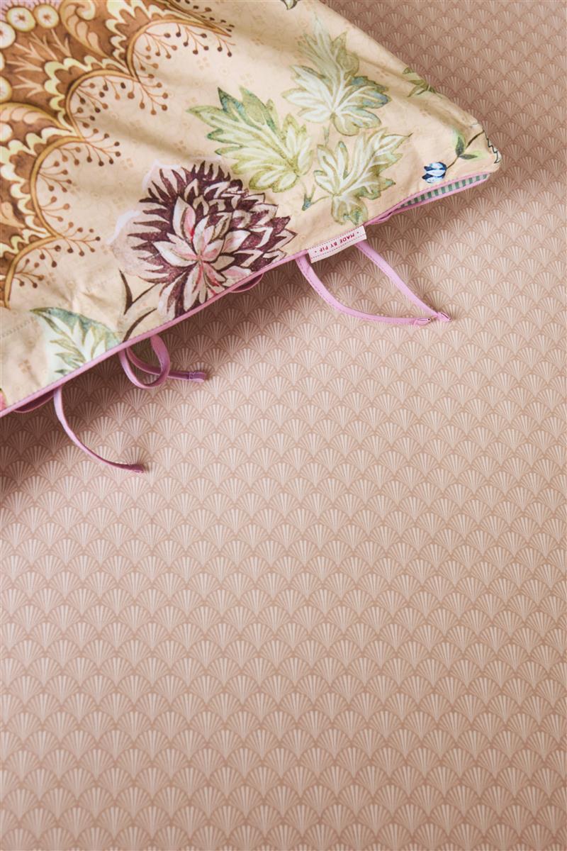Pip Studio Fitted sheet - Percale cotton - Coral red