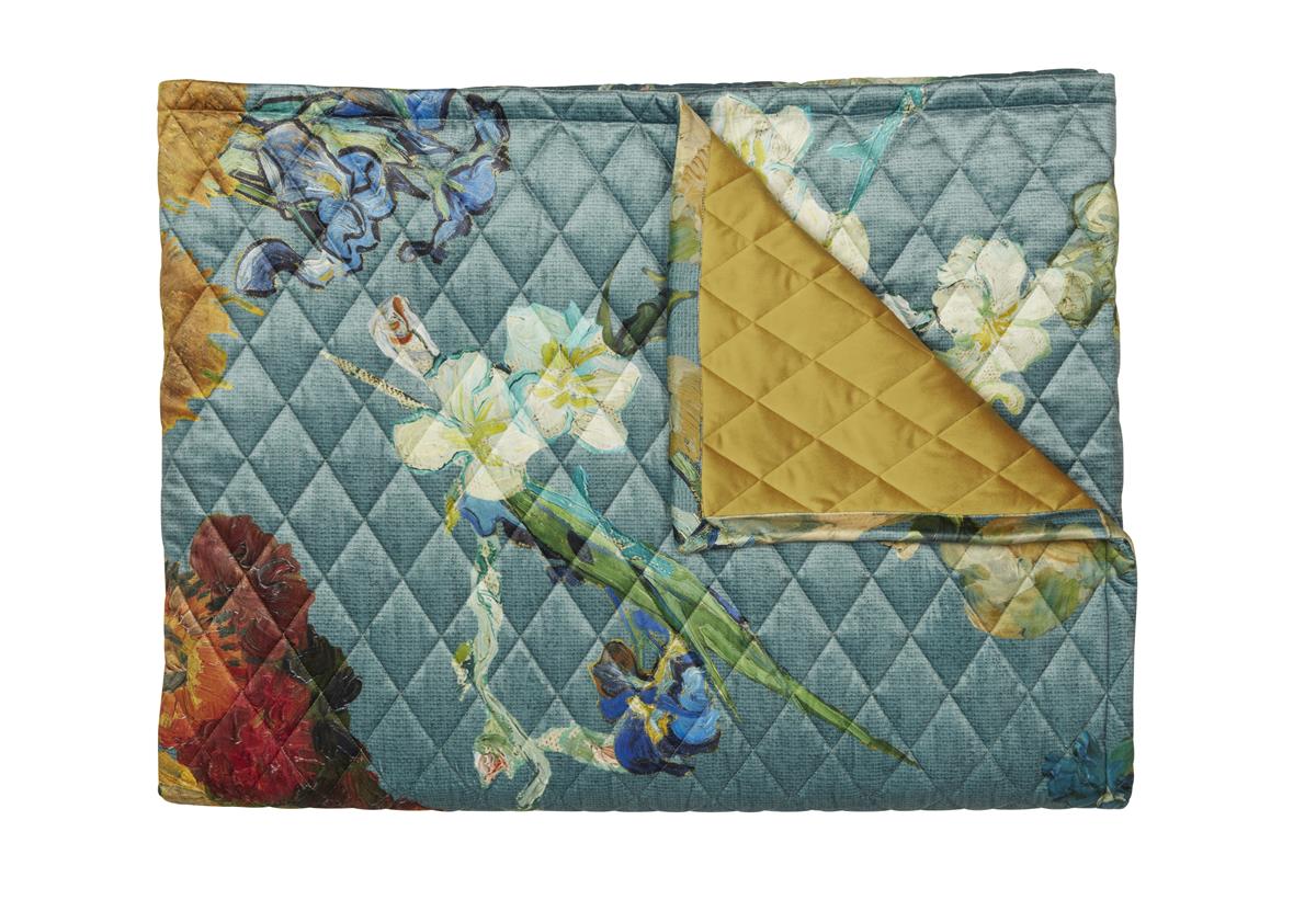 Beddinghouse x Van Gogh Museum Partout des Fleurs Bedspread - Green
