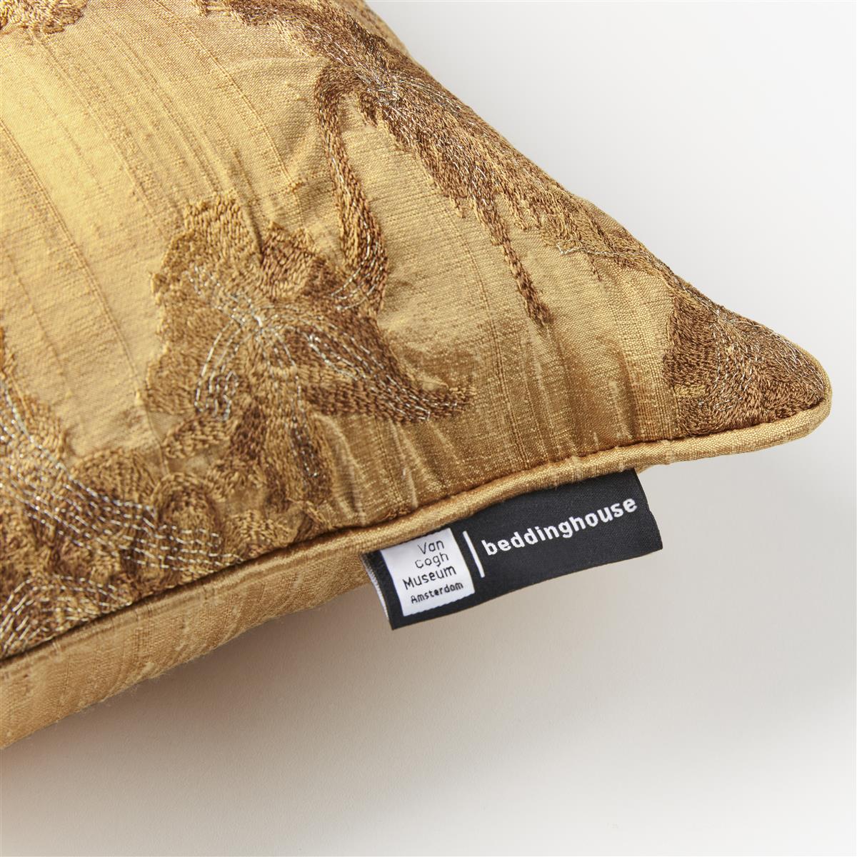 Beddinghouse x Van Gogh Museum Fleur dOr Embroidered Sierkussen - 30x50 cm - Goud
