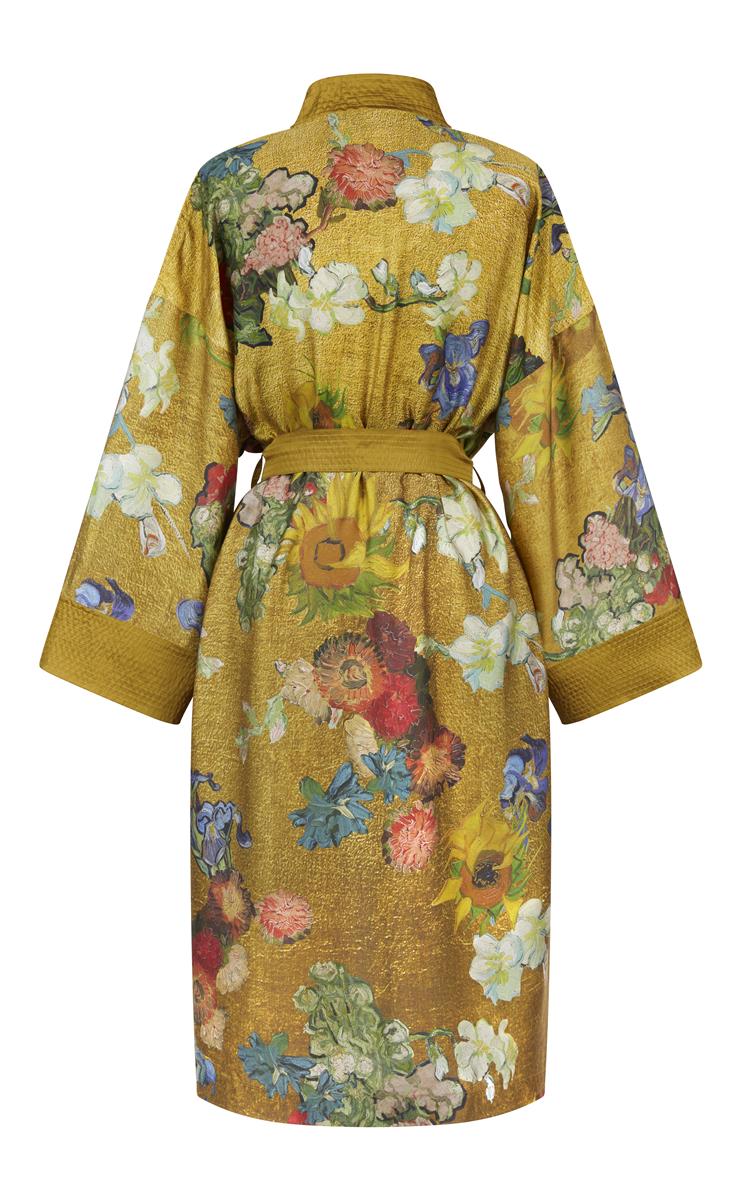 Beddinghouse x Van Gogh Museum Partout des Fleurs Kimono Kimono - Goud