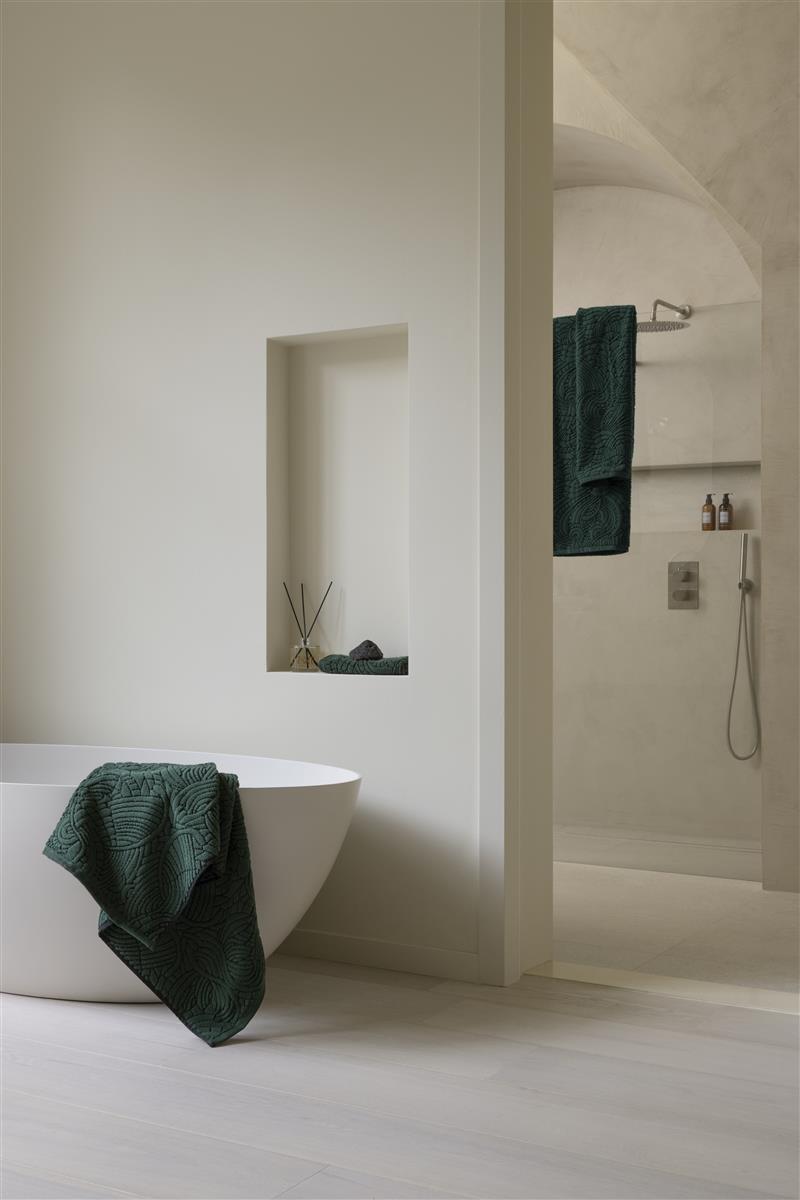 MOOOI Dodo Pavone Bath Linen - Dark Green
