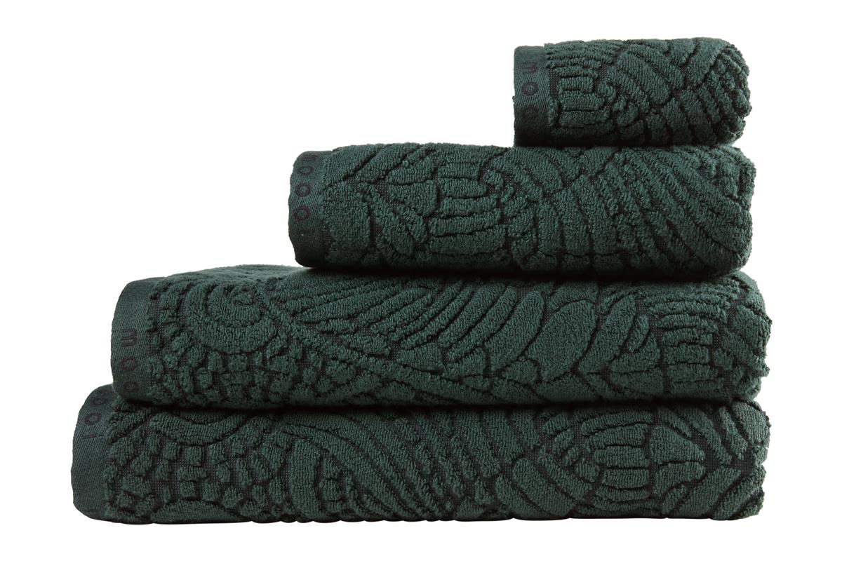 MOOOI Dodo Pavone Bath Linen - Dark Green