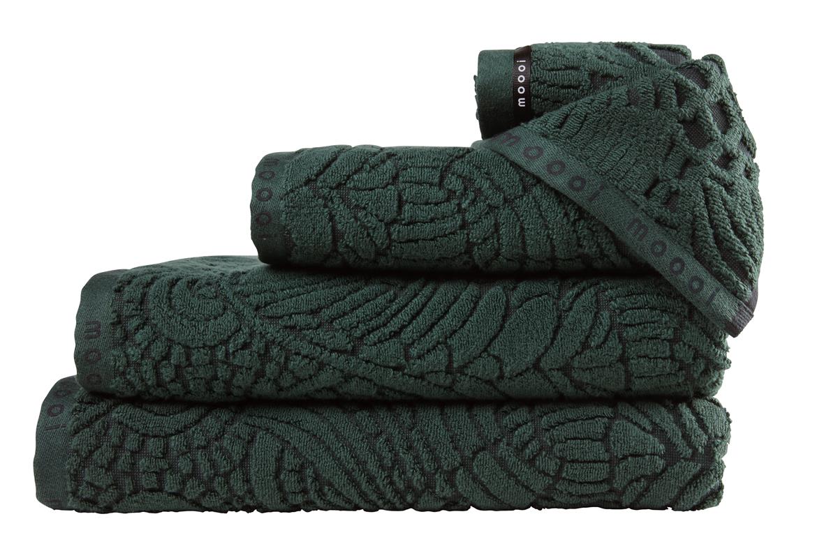 MOOOI Dodo Pavone Bath Linen - Dark Green