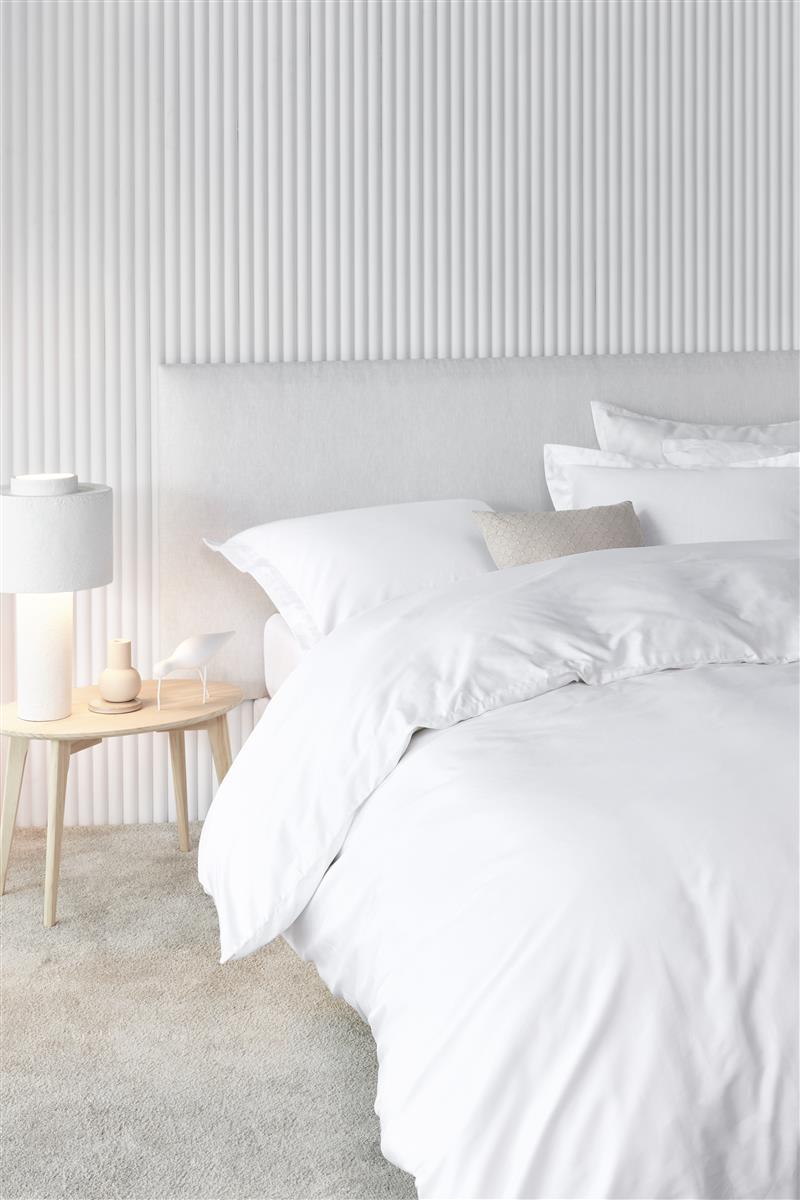 Beddinghouse Gloss dekbedovertrek - Wit