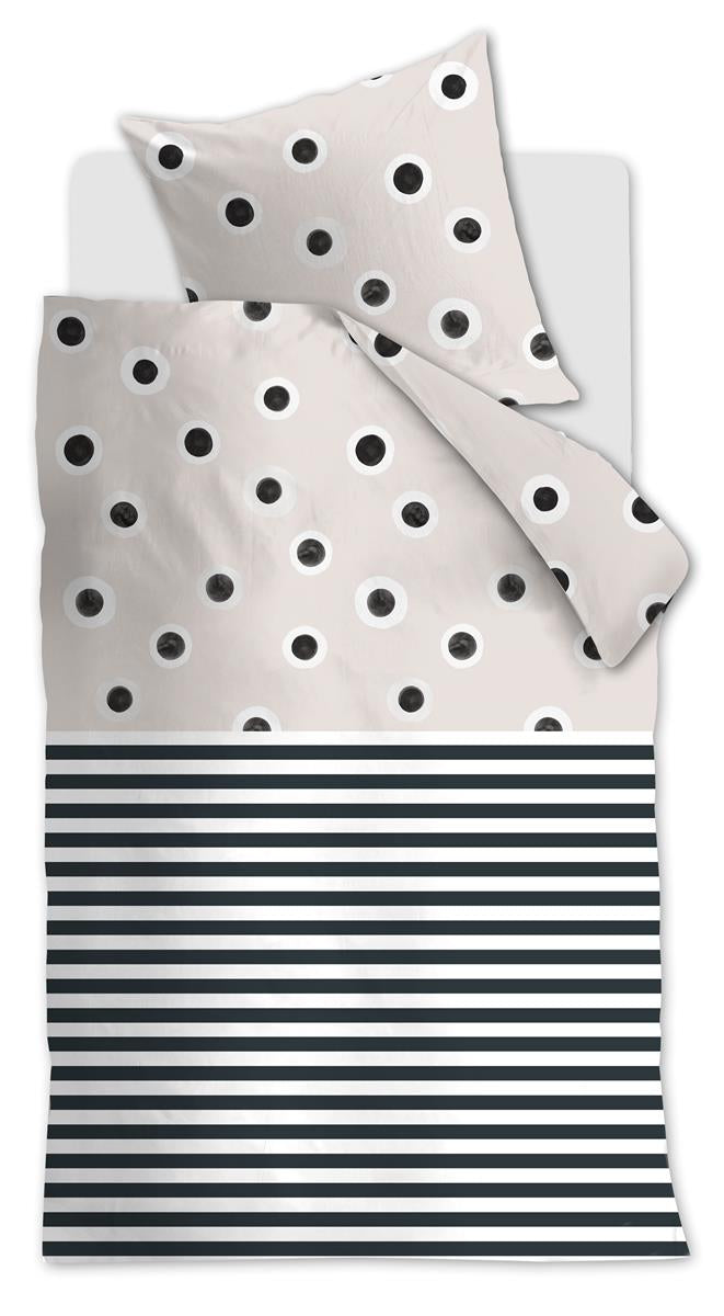 Vtwonen Stripe and Eye dekbedovertrek