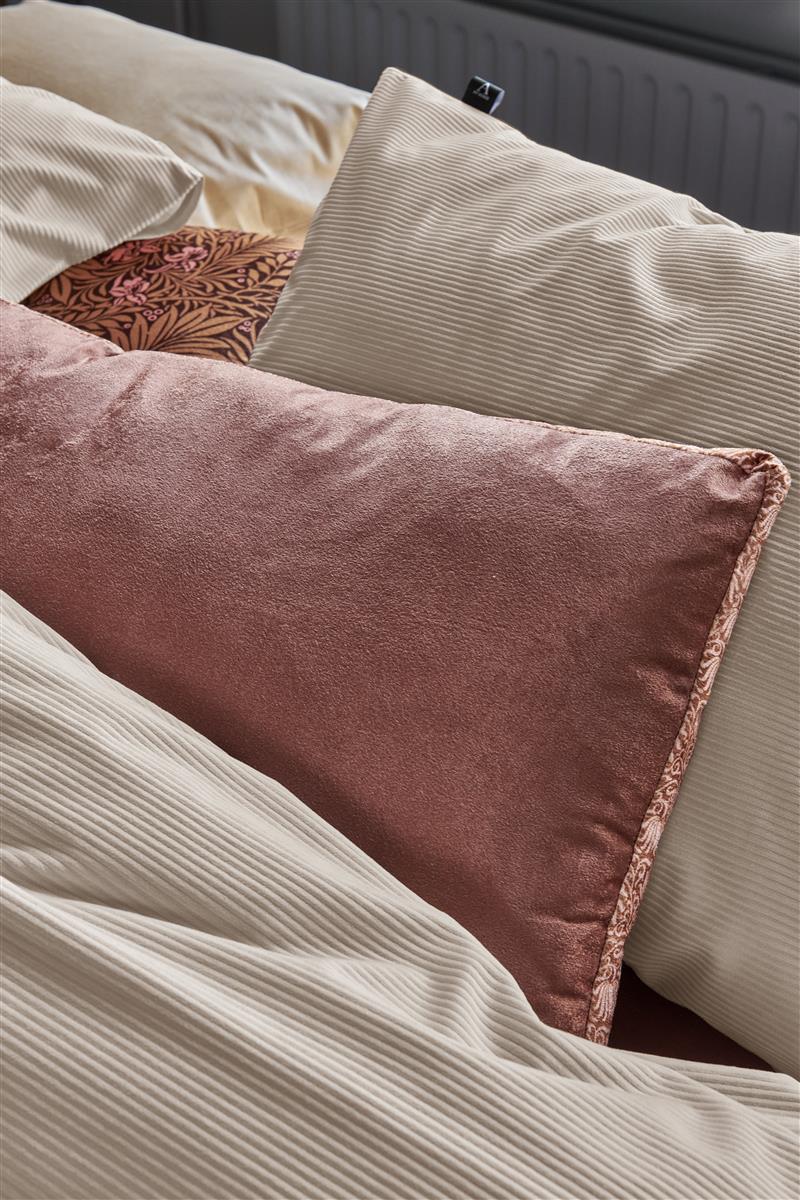 At Home by BeddingHouse Cosy Corduroy dekbedovertrek - Gebroken wit