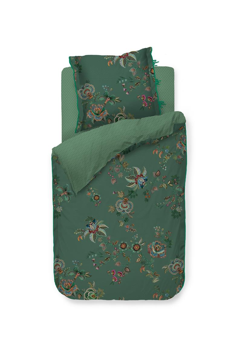 Pip Studio Cece Fiore dekbedovertrek - Groen