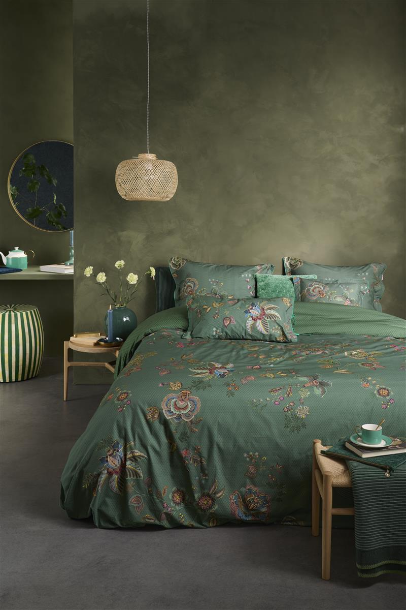 Pip Studio Cece Fiore dekbedovertrek - Groen