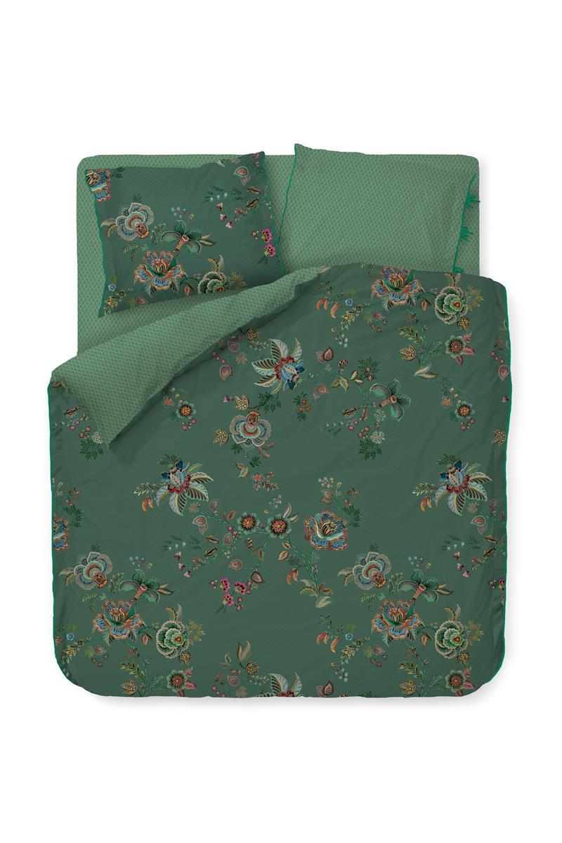 Pip Studio Cece Fiore dekbedovertrek - Groen