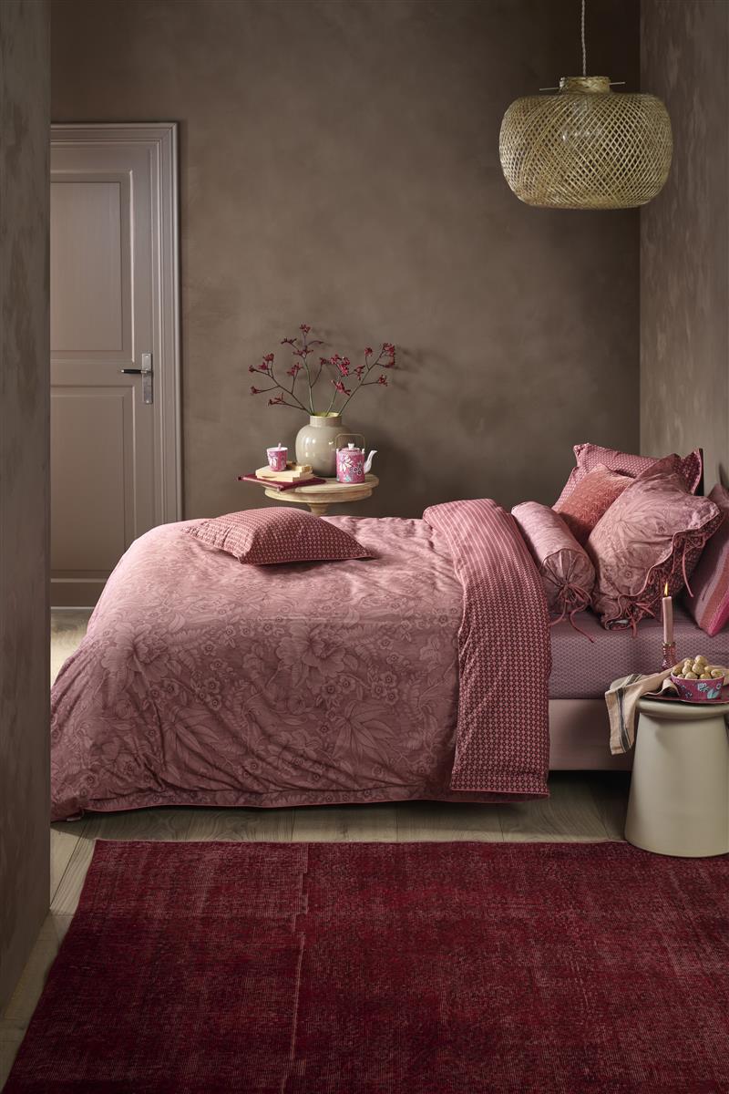 Pip Studio Casa Dei Fiori duvet cover - Stone red